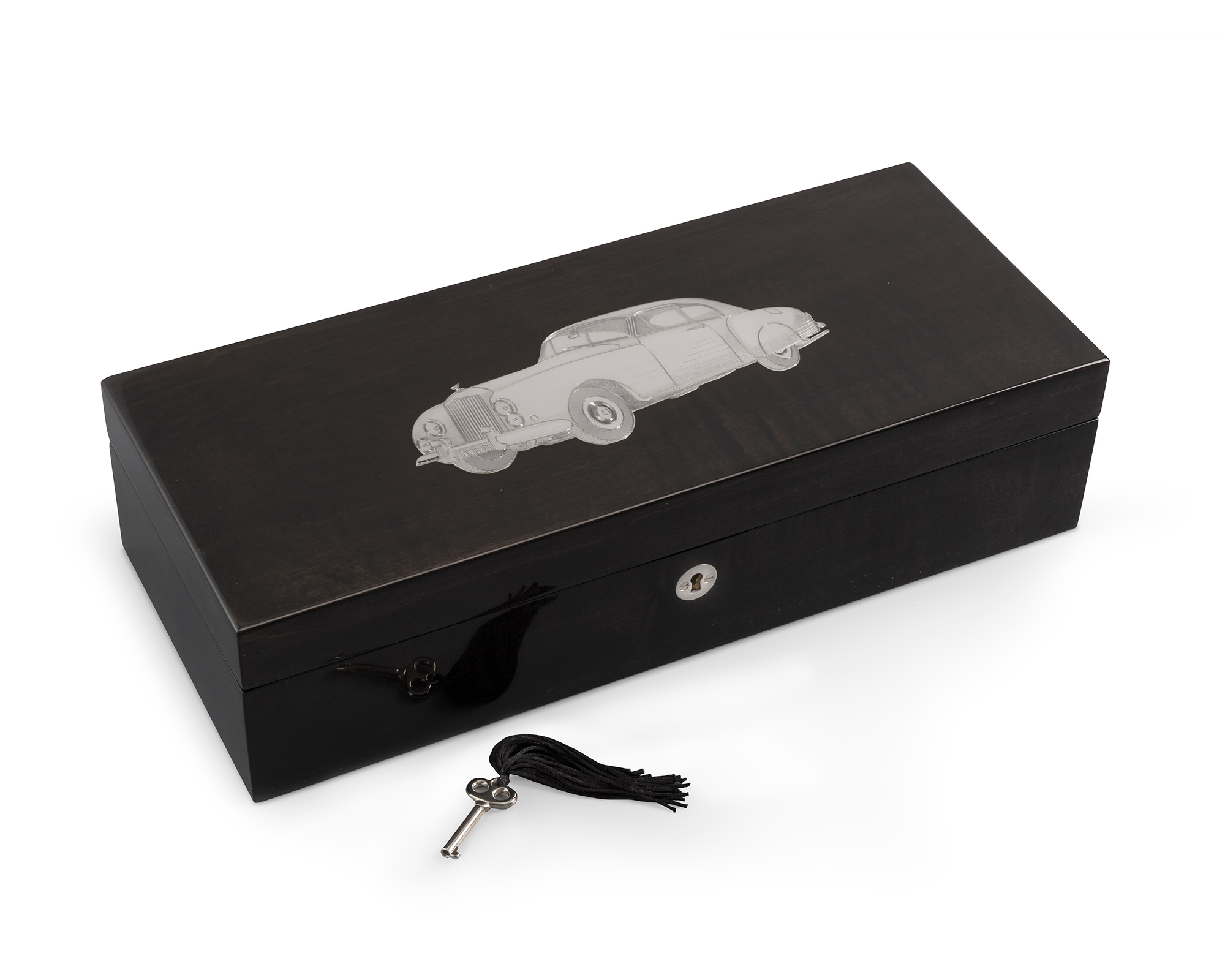 Anthony Holt & Sons Mens Wooden Valet Box Anthony Holt & Sons